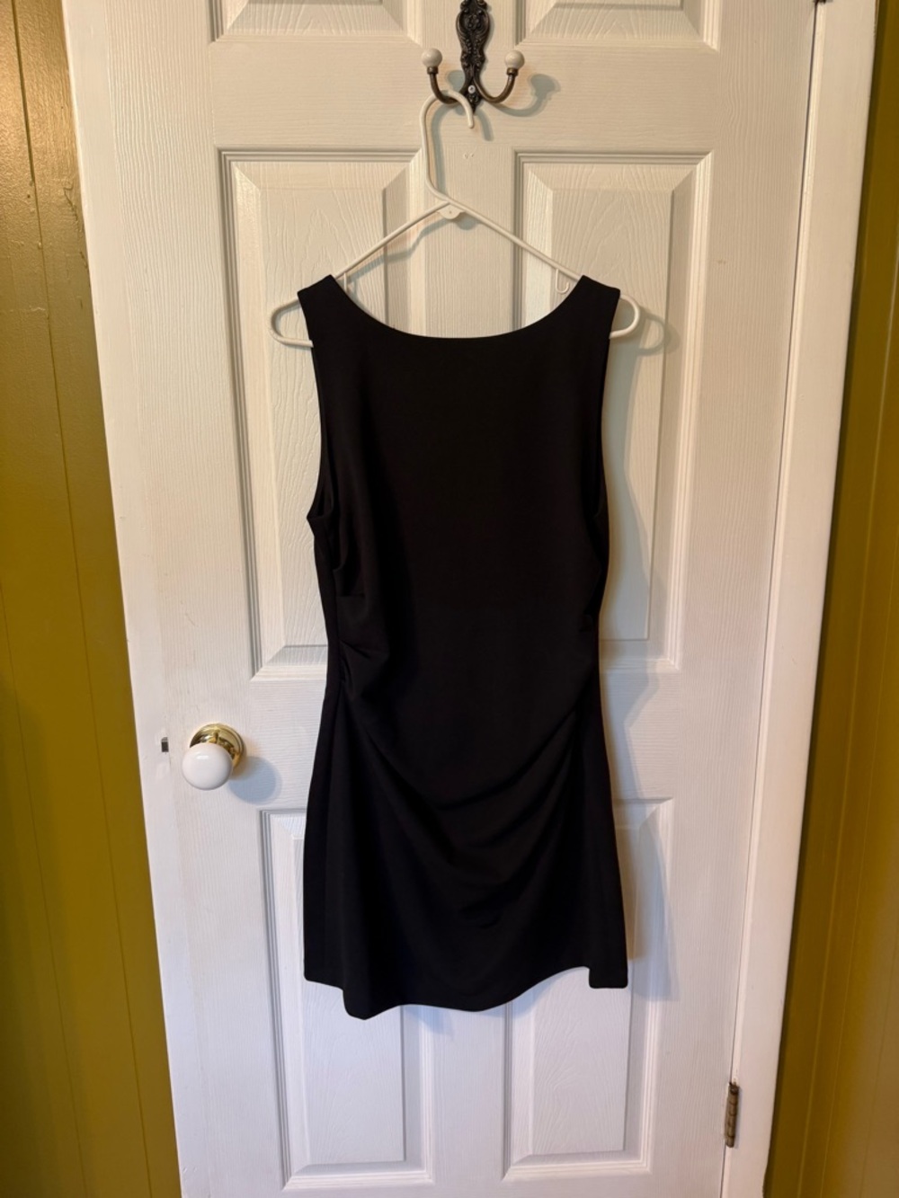 BHLDN Black Sleeveless Mini Dress